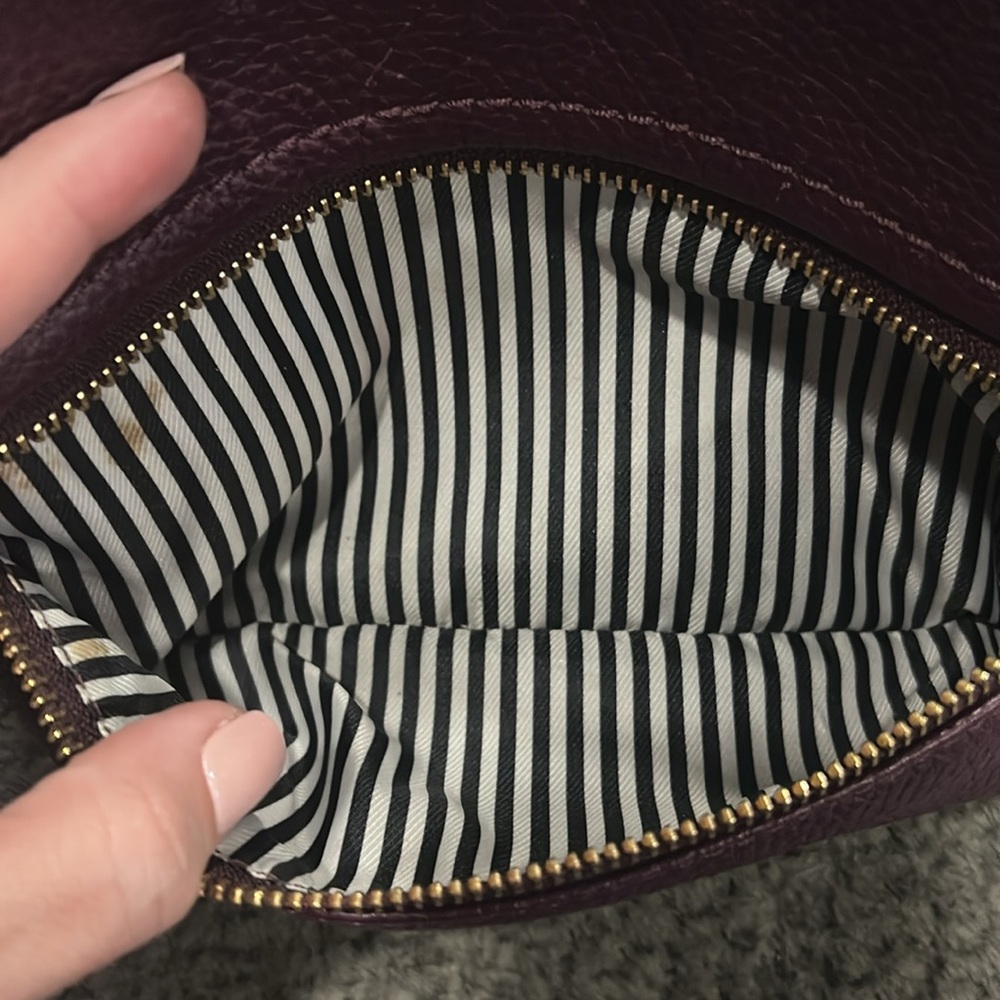 Kate Spade Plum Leather Crossbody Bag - Picture 3 of 10